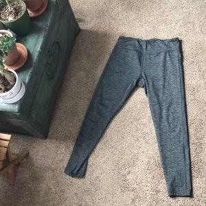 Gray yoga pants